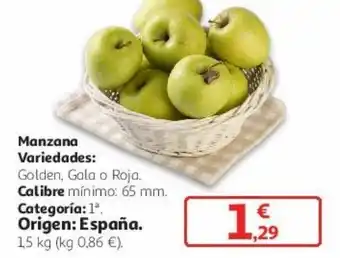 Alcampo Manzana golden, gala o roja oferta