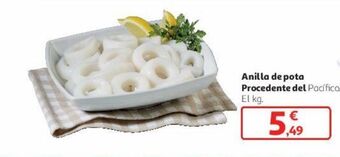 Alcampo Anilla de pota procedente del pacífico oferta