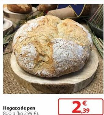 Alcampo Hogaza de pan oferta