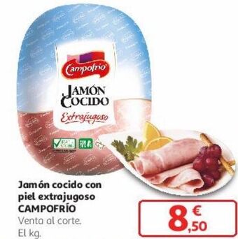 Alcampo Jamón cocido con piel extrajugoso campofrío oferta