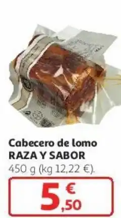 Alcampo Cabecero de lomo raza y sabor oferta