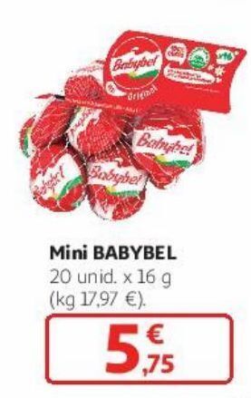 Alcampo Mini babybel oferta