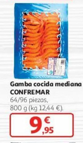 Alcampo Gamba cocida mediana confremar oferta