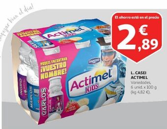 Alcampo L. casei actimel oferta