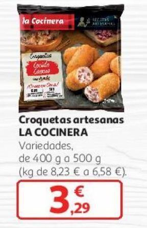 Alcampo Croquetas artesanas la cocinera oferta