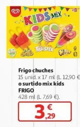 Alcampo Frigo chuches o surtido mix kids frigo oferta