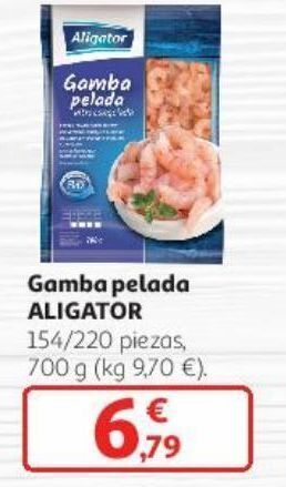 Alcampo Gamba pelada aligator oferta