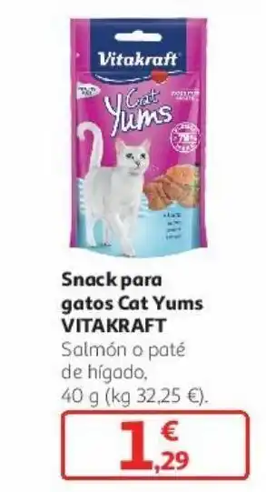 Alcampo Snacks para gatos cat yums vitakraft oferta