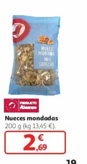 Alcampo Nueces mondadas oferta