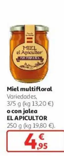 Miel multifloral o con jalea el apicultor