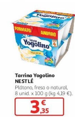 Alcampo Tarrina yogolino nestlé oferta