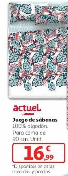 Alcampo Juego de sábanas oferta