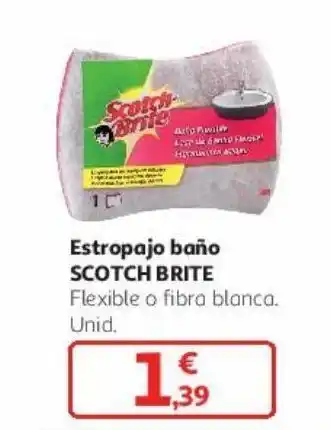 Alcampo Estropajo baño scotch brite oferta