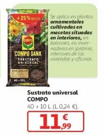 Alcampo Sustrato universal compo oferta