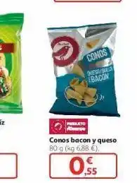 Alcampo Conos bacon queso 80g alcampo oferta