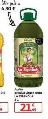 Alcampo Aceite de oliva extra la española 5l oferta