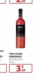 Alcampo Vino rosado homenaje oferta