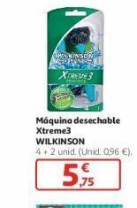 Alcampo Maquina desechables wilkinson oferta