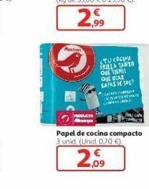 Alcampo Papel de cocina auchan oferta
