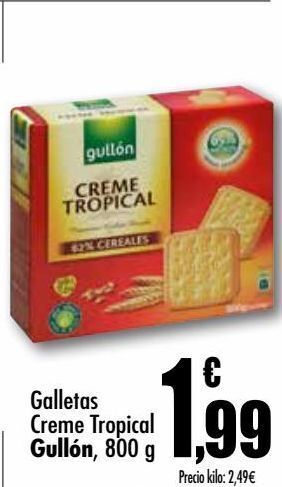 Unide Supermercados Galletas creme tropical gullón oferta