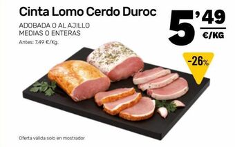 AhorraMas Cinta de lomo oferta