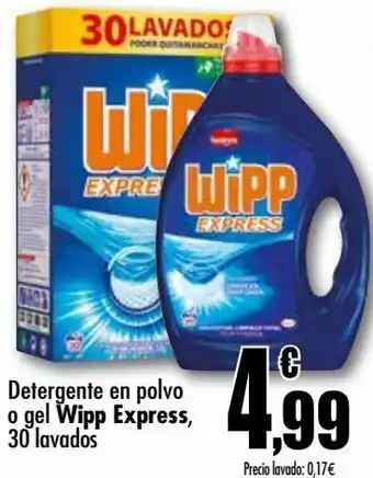 Unide Supermercados Detergente en polo o gel wipp express oferta