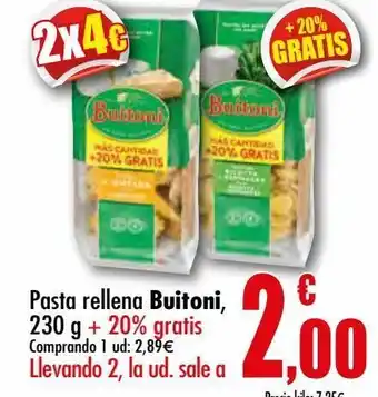 Unide Supermercados Pasta rellena buitoni oferta
