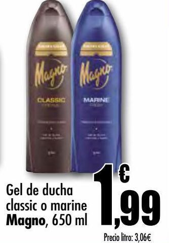 Unide Supermercados Gel de ducha classic o marine magno oferta