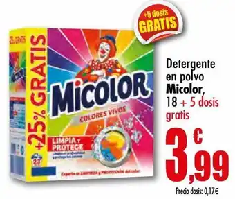 Unide Supermercados Detergente en polvo micolor oferta