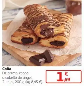Alcampo Caña de crema, cacao o cabello de ángel oferta