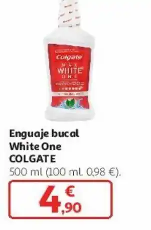 Alcampo Enguaje bucal white one colgate oferta