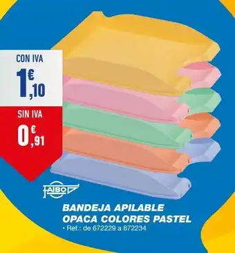 Bureau Vallée Bandeja portadocumentos faibo oferta