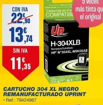 Bureau Vallée Cartuchos de tinta oferta