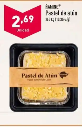 ALDI Ñanung Pastel de atún 260kg oferta