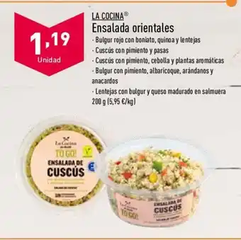 ALDI La Cocina Ensalada orientales 200g oferta