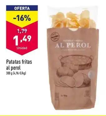 ALDI Patatas fritas al perol 300g oferta