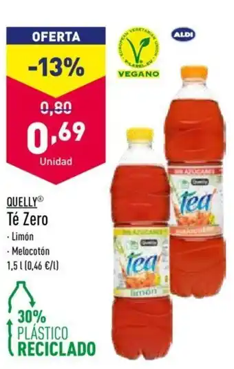 ALDI Quelly Té Zero 1,5 l oferta