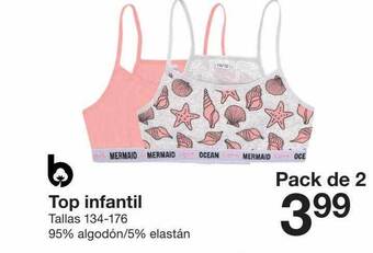 Zeeman Top Infantil Tallas 134-176 oferta
