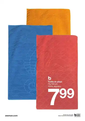 Zeeman Toalla de playa 75x150cm oferta