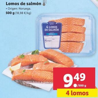 Lidl Lomos de salmón oferta