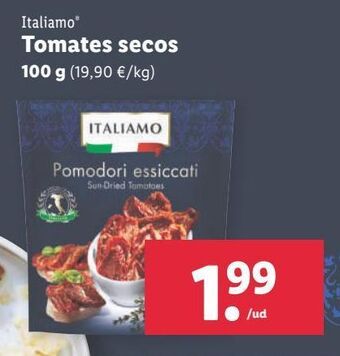 Lidl Tomate seco italiamo oferta