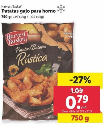 Lidl Patatas harvest basket oferta