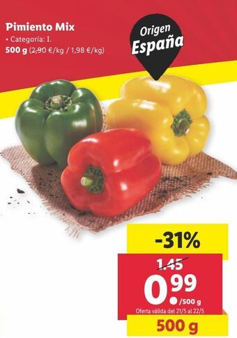 Lidl Pimientos oferta