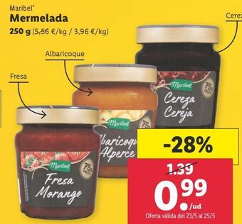 Lidl Mermelada maribel oferta