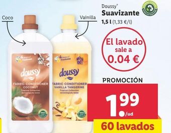 Lidl Suavizante doussy oferta