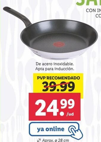 Lidl Sartén tefal oferta