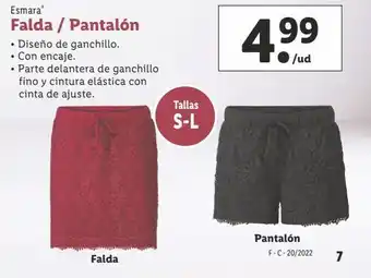 Lidl Ropa mujer esmara oferta