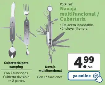Lidl Navaja multifunción rocktrail oferta