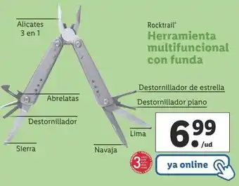 Lidl Herramientas rocktrail oferta