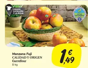 Carrefour Market Manzana fuji calidad y origen carrefour oferta